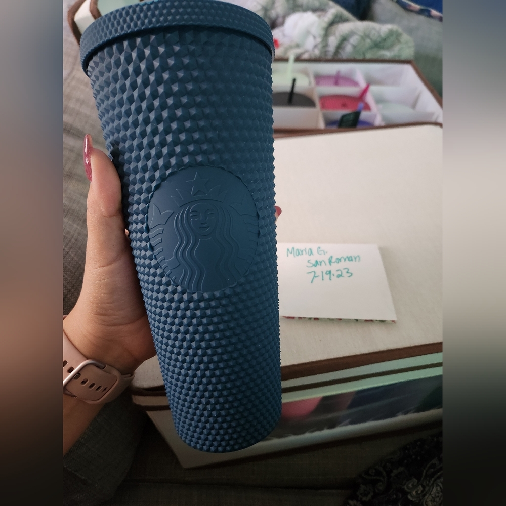 Starbucks Navy Blue Studded cup